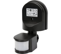 Kustības detektors - sensors | PIR IP44 BLACK (83122)