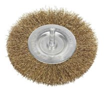 Wire brush flat | crimped | 100 mm (SK19610)