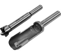 Forstner drill bit and drill bit for knots | 15 mm | 2 pcs. (YT-33830)