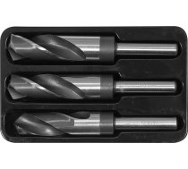 Set of drill bits for metal | 22 - 24 - 25 mm | 3 pcs. (YT-44626)