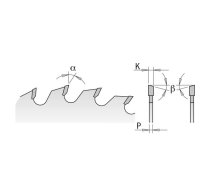 Zāģripa kokam HM 315x3,2x30mm Z54 a15° ß10°ATB, CMT