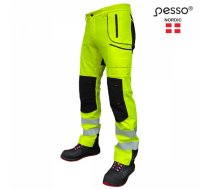 Softshell bikses Nebraska, Hi-Vis CL2, dzeltenas/melnas C44, Pesso