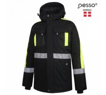 Ziemas jaka Nova, melna/dzeltena S, Pesso