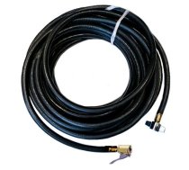 Rubber air hose with fittings