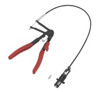 Remote action hose clip tool