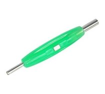 Screwdriver valve core with magnet