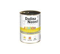 DOLINA NOTECI Premium Junior 400 g lielo šķirņu kucēniem un jauniem suņiem, vistas kuņģi un teļa aknas 400 g