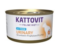 KATTOVIT Feline Diet Urinary diēta kaķiem, ar tunci 85 g, urīnceļiem.