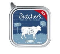 BUTCHER'S Original Junior, barība ar liellopu gaļu, pastēte, 150g