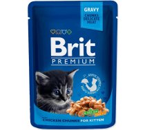 BRIT Premium konservai Chicken Chunks Kitten 100 g