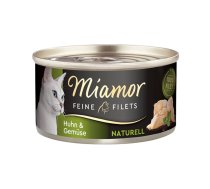 MIAMOR Feine Filets Naturell Chicken&Vegetables 80g vistas gaļa un dārzeņi pašu gatavotā mērcē