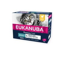 EUKANUBA Grain Free Adult Monoproteīnu pastēte Vistas gaļa 12 x 85 g