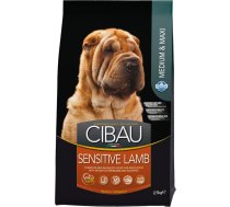 FARMINA Cibau Sensitive Lamb MEDIUM/MAXI barība suņiem ar jutīgu gremošanu ar jēra gaļu 2,5 kg