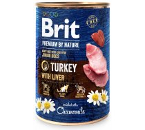 BRIT Premium by Nature Junior Turkey and liver 400 g dabiskā barība kucēniem ar tītaru un aknām