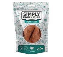 SIMPLY FROM NATURE Meat Strips Tītara gaļas sloksnes suņiem 80 g