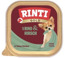 RINTI Gold Venison&Beef Mini brieža gaļas un liellopu gaļas paplāte 100 g