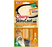 INABA Churu Skin&Coat 4x14g ar vistas gaļu kaķiem