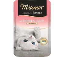 MIAMOR Ragout Royale mērcē Chicken&Salmon maisiņš vistas un laša mērcē kaķiem 100 g