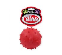 PET NOVA DOG LIFE STYLE 6,5 cm rotaļlieta, sarkana, piparmētru aromāts