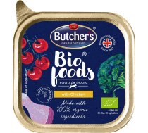 BUTCHER'S BIO foods vistas gaļa 150 g pastēte suņiem