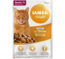 IAMS Cat Senior All Breeds Chicken In Gravy Pouch 85 g