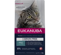 EUKANUBA Grain Free Adult Laši 2 kg pieaugušiem kaķiem