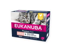 EUKANUBA Grain Free Senior Monoproteīnu pastēte vecākiem kaķiem Vistas gaļa 12 x 85 g