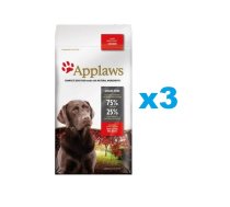 APPLAWS Adult Dog Large Breed Chicken 6 kg (3x2 kg) ar vistas gaļu lieliem šķirnes pieaugušiem suņiem