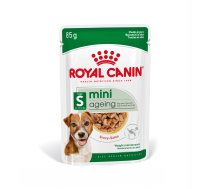 ROYAL CANIN Mini ageing 12+ 12x85 g mitrā barība mērcē pieaugušiem suņiem, vecākiem par 12 gadiem, mazām šķirnēm