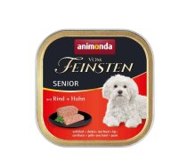 ANIMONDA Vom Feinsten Senior with Beef&Chicken 150 g ar liellopu gaļu un vistas gaļu vecākiem suņiem