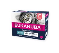 EUKANUBA Grain Free Adult Laša pastēte 12 x 85 g