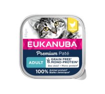 EUKANUBA Grain Free Adult Monoproteīnu pastēte Vistas 16 x 85 g