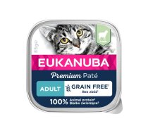 EUKANUBA Grain Free Adult Jēra gaļas pastēte 16 x 85 g