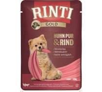 RINTI Chicken Pure&Beef Mini vistas un liellopa gaļas maisiņš mazo šķirņu suņiem 100 g