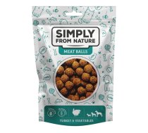 SIMPLY FROM NATURE Gaļas bumbiņas ar tītaru un dārzeņiem suņiem 80 g