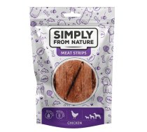 SIMPLY FROM NATURE Meat Strips Gaļas bumbiņas vistas gaļas sloksnes suņiem 80 g