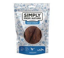 SIMPLY FROM NATURE Meat Strips Fazānu gaļas sloksnes suņiem 80 g