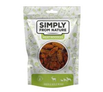 SIMPLY FROM NATURE Meat Noodles Gaļas nūdeles ar brieža un mežacūkas gaļu suņiem 80 g