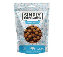 SIMPLY FROM NATURE Gaļas bumbiņas ar brieža gaļu un dārzeņiem suņiem 80 g