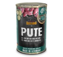 BELCANDO konservi suņiem ar tītaru, rīsiem un cukini. 400 g
