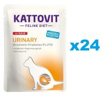 KATTOVIT Feline Urinary, Teļa gaļa 24 x 85 g