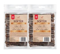 MACED Super Premium Softer liellopa gaļas un burkānu našķi suņiem mini ekonomiskā iepakojumā 2x500 g