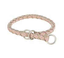 TRIXIE Cavo Saspiežamā kakla siksna sunim S: 30–36 cm/o 12 mm rozā/ smilšu