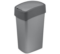 CURVER atkritumu tvertne FLIP BIN 50 l sudraba / grafīta krāsā