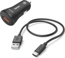 Hama Usb-c automašīnas lādētājs, Qualcomm Qc 3.0