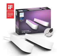 Philips Hue - Play Light Bar 2-Pack White - White & Color Ambiance