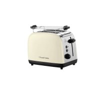 Tosteris Toaster - Russell Hobbs - Colours Plus - Inox krēmkrāsas - 2 šķēles - 6 brūnināšanas līmeņi