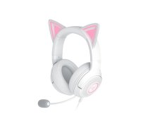 Razer Kraken Kitty V2 austiņas ar Rgb, baltu, 7.1 telpisko skaņu