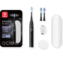 Oclean X Pro 20 komplekts: Smart Sonic zobu birste, melna