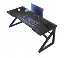 Datorspēļu galds, melns, 120 cm